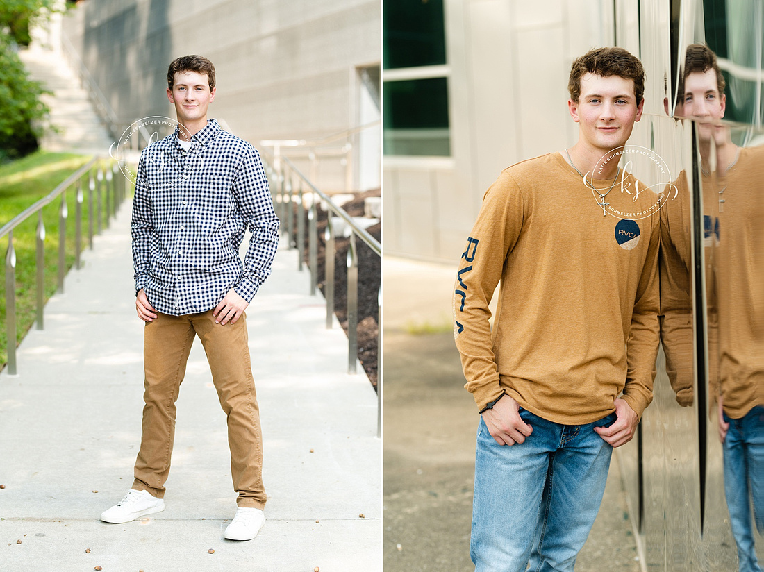 Iowa Baseball Player Senior Session Photographed by IA Senior Photographer KS Photography