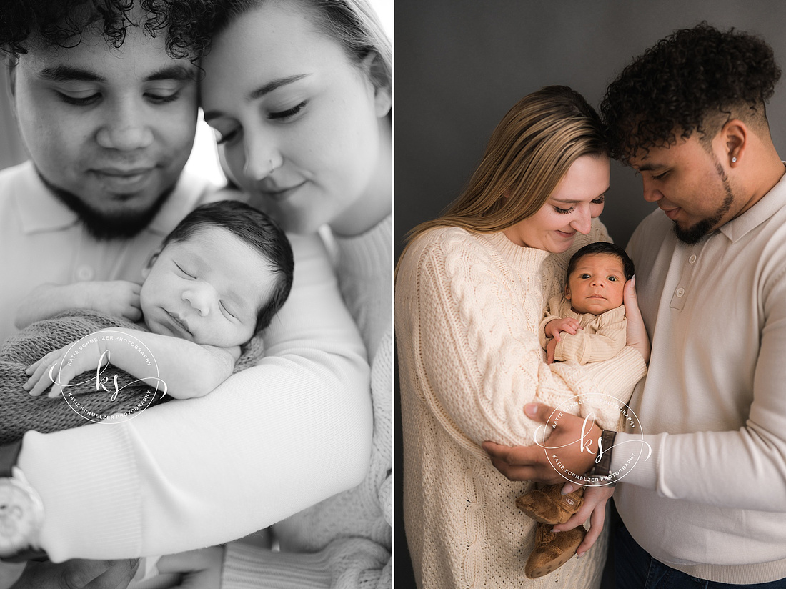 Cozy Iowa Newborn Session photographed by  Iowa Newborn Photographer KS Photography 