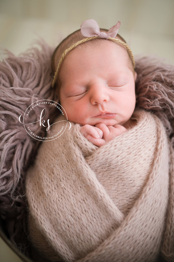 Precious Newborn Girl Session in Iowa photographed by Iowa Newborn Photographer KS Photography 