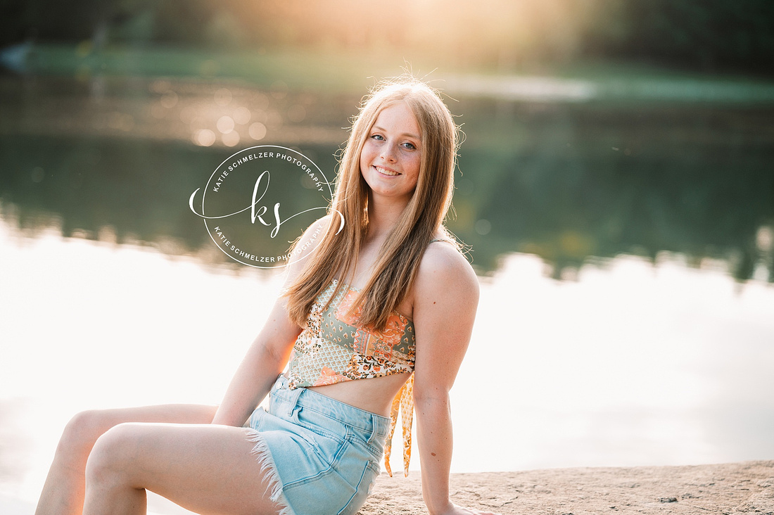 Iowa Sunset Senior Session photographed by IA Senior Photographer KS Photography