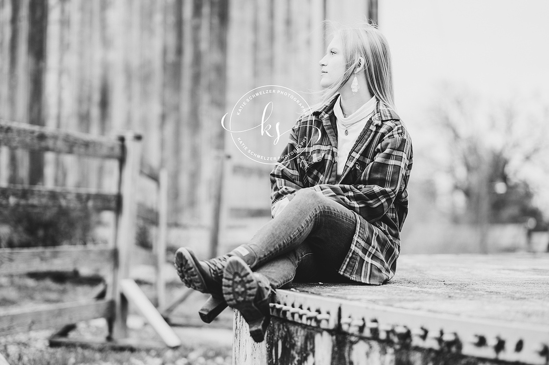 Iowa High School Senior Session photographed by IA Senior Photographer KS Photography