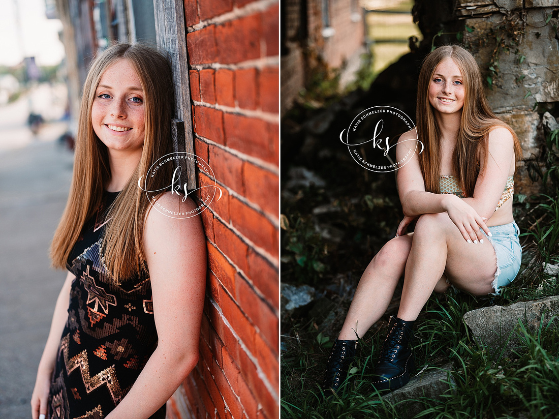 Iowa Sunset Senior Session photographed by IA Senior Photographer KS Photography