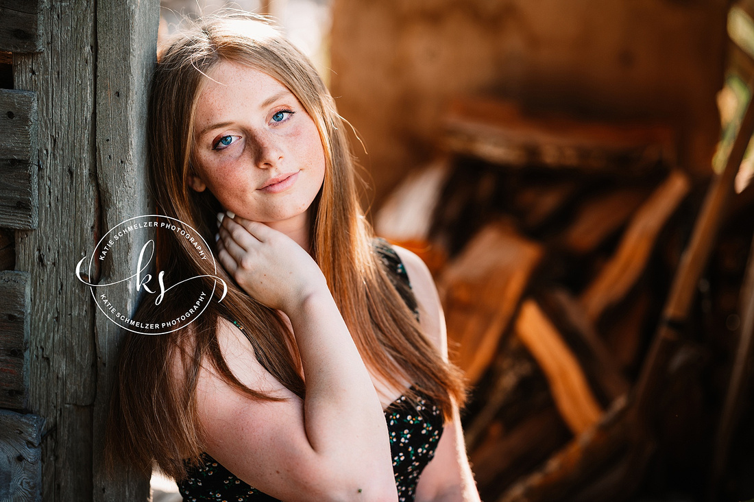 Iowa Sunset Senior Session photographed by IA Senior Photographer KS Photography