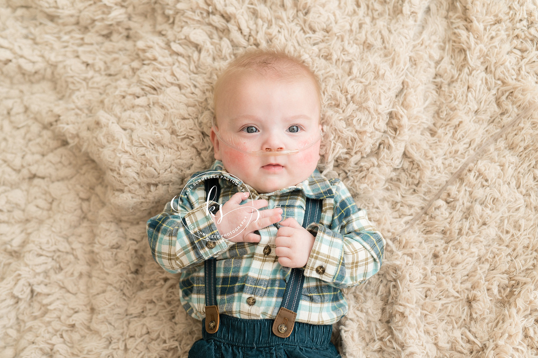 Sweet Iowa Newborn baby boy photographed by IA Newborn Photographer KS Photography