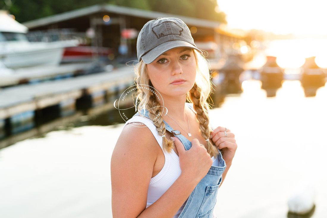 Summer Senior Portrait Session of IA Senior Girl photographed by Iowa Senior Photographer KS Photography