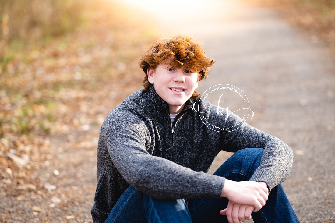 Iowa Sunset Senior Portrait Session  photographed by IA Senior Photographer KS Photography