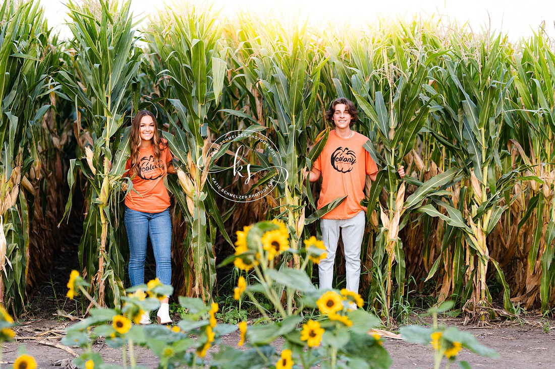 Downtown Iowa City Twin Senior Portraits by
IA Senior Photographer KS Photography