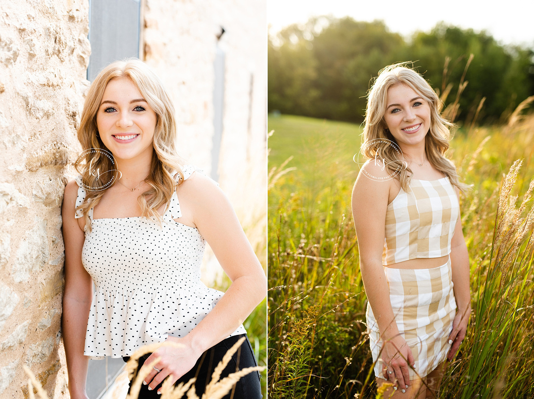 Solon Senior Portrait Session photographed by Iowa Senior Photographer KS Photography