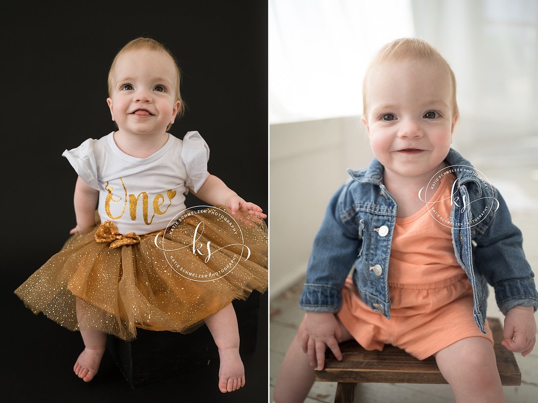 Milestone Session photographed by Iowa Newborn Photographer KS Photography 