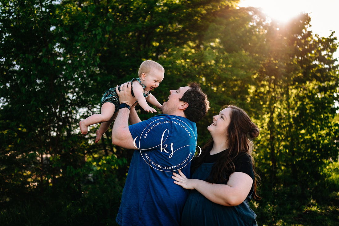 Milestone Session photographed by Iowa Newborn Photographer KS Photography 