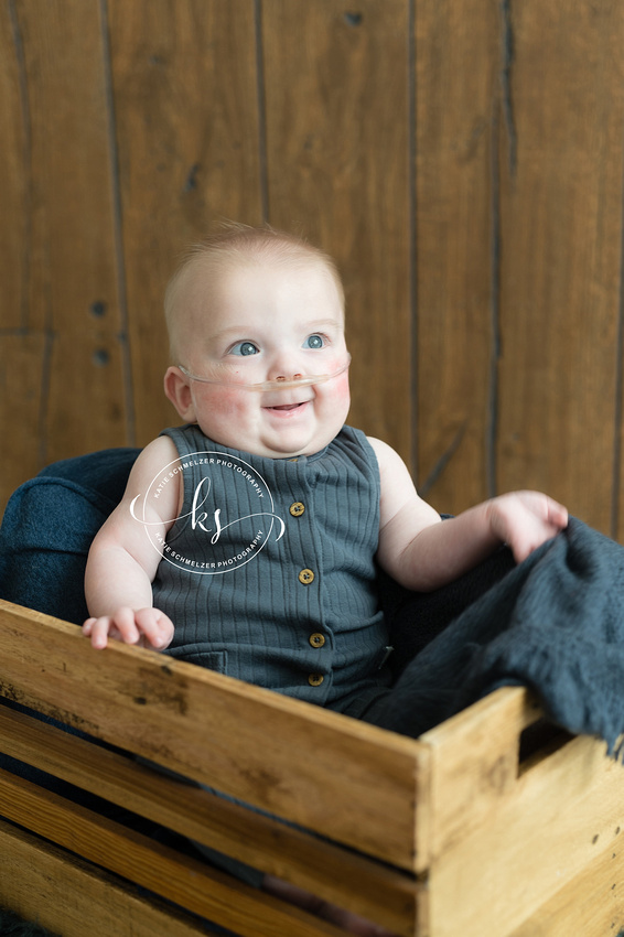 Sweet Iowa Newborn baby boy photographed by IA Newborn Photographer KS Photography