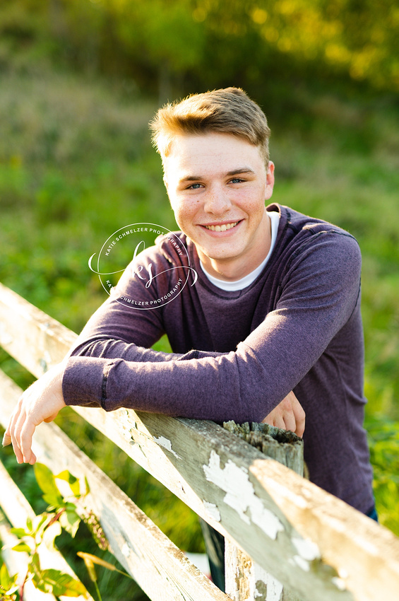 Iowa Senior Portraits on Family Farm photographed by IA Senior Photographer KS Photography