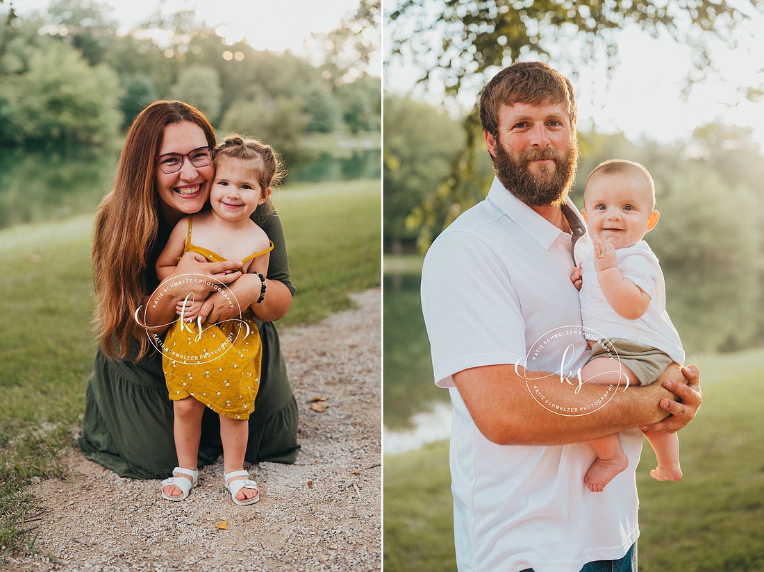 Fun Outdoor Family Session in Iowa photographed by IA Family Photographer KS Photography