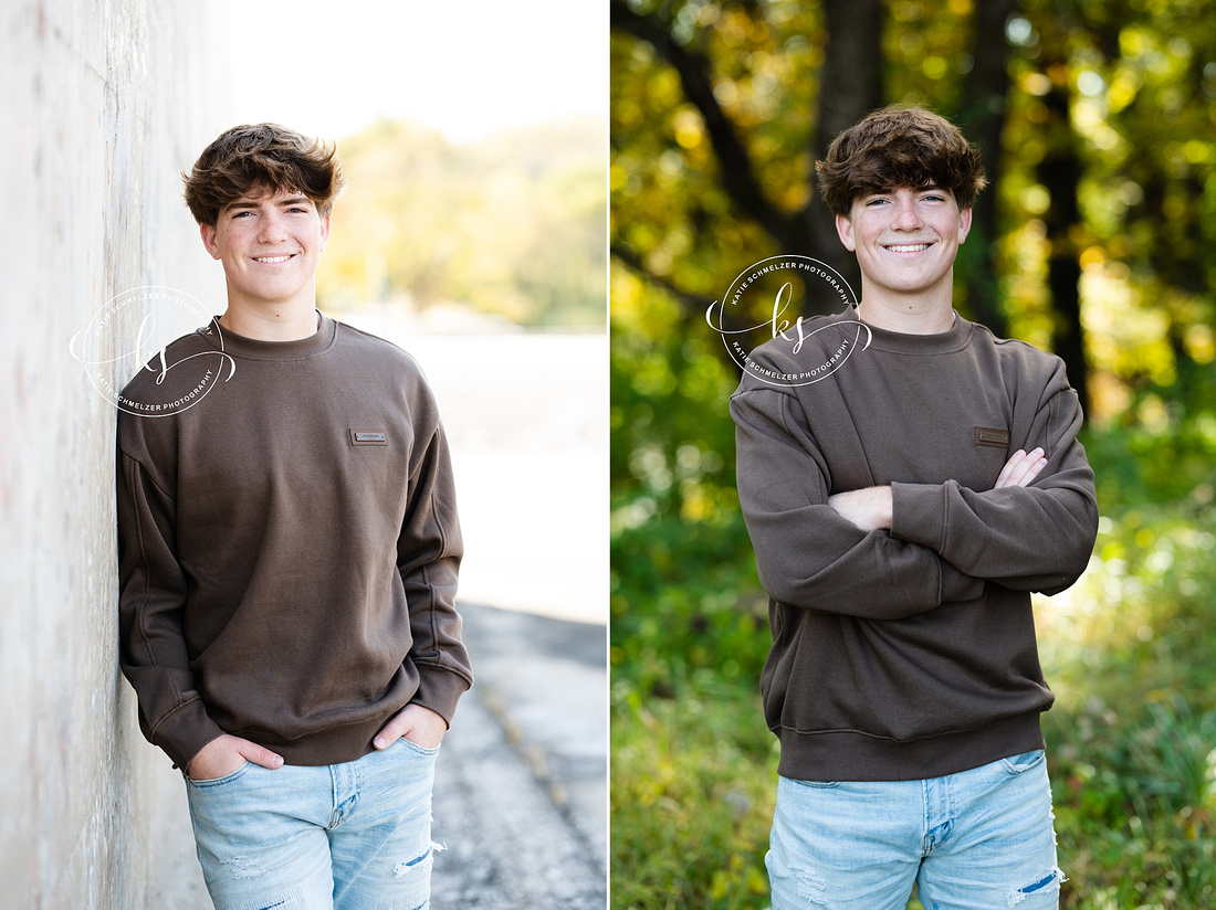 Liberty High School Senior Session photographed by IA Senior Photographer KS Photography