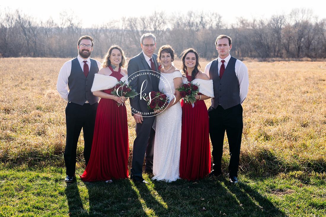 Intimate Solon IA Wedding photographed by Iowa Wedding Photographer KS Photography