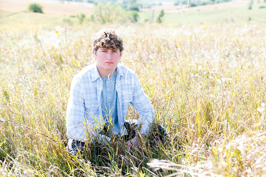 Iowa Senior Portraits of Senior Athlete photographed by IA Senior Photographer KS Photography