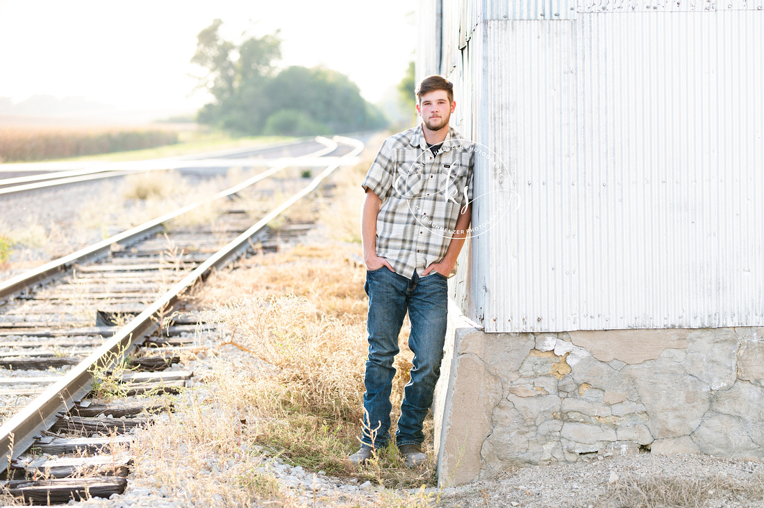 Small Town inspired Senior Session photographed by Iowa Senior Photographer  KS Photography