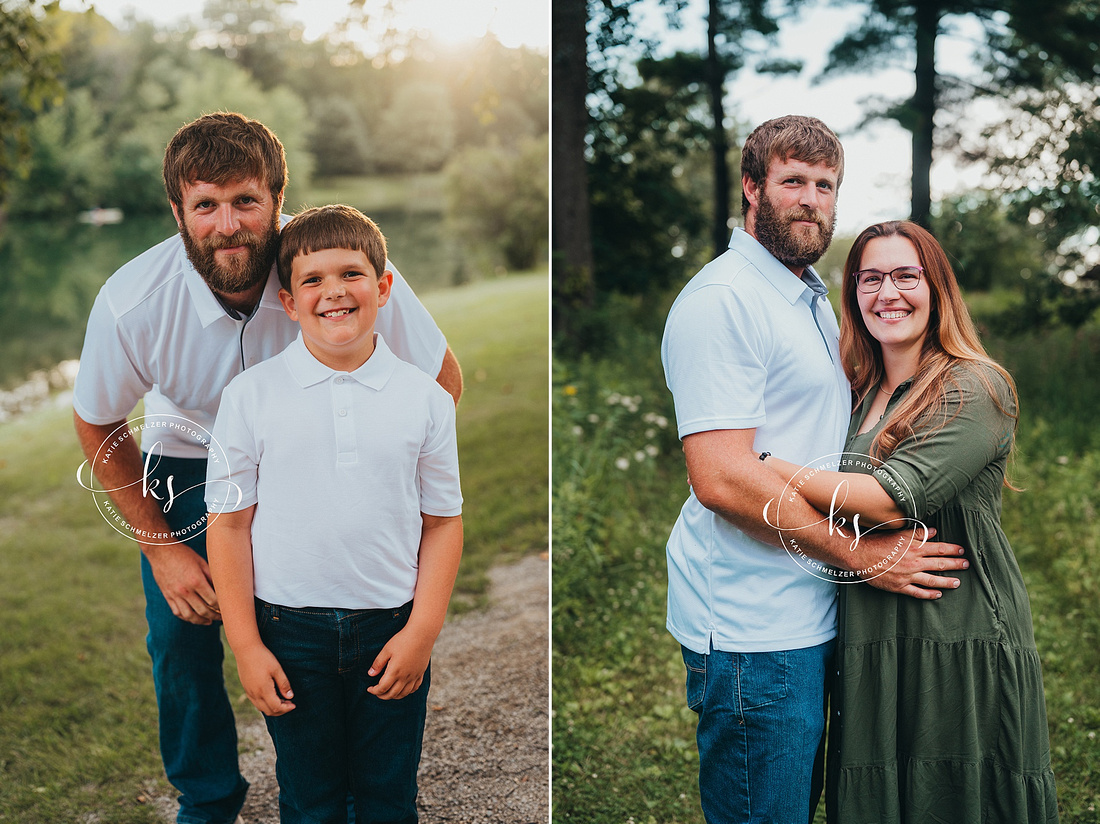 Fun Outdoor Family Session in Iowa photographed by IA Family Photographer KS Photography