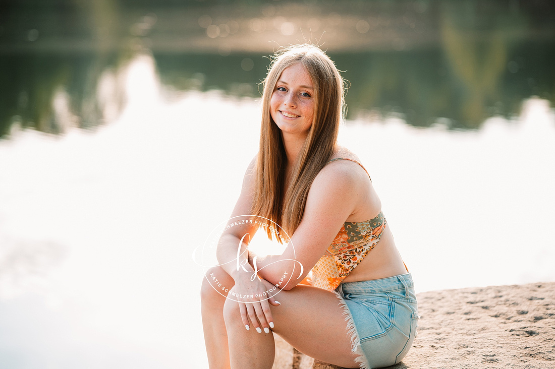 Iowa Sunset Senior Session photographed by IA Senior Photographer KS Photography